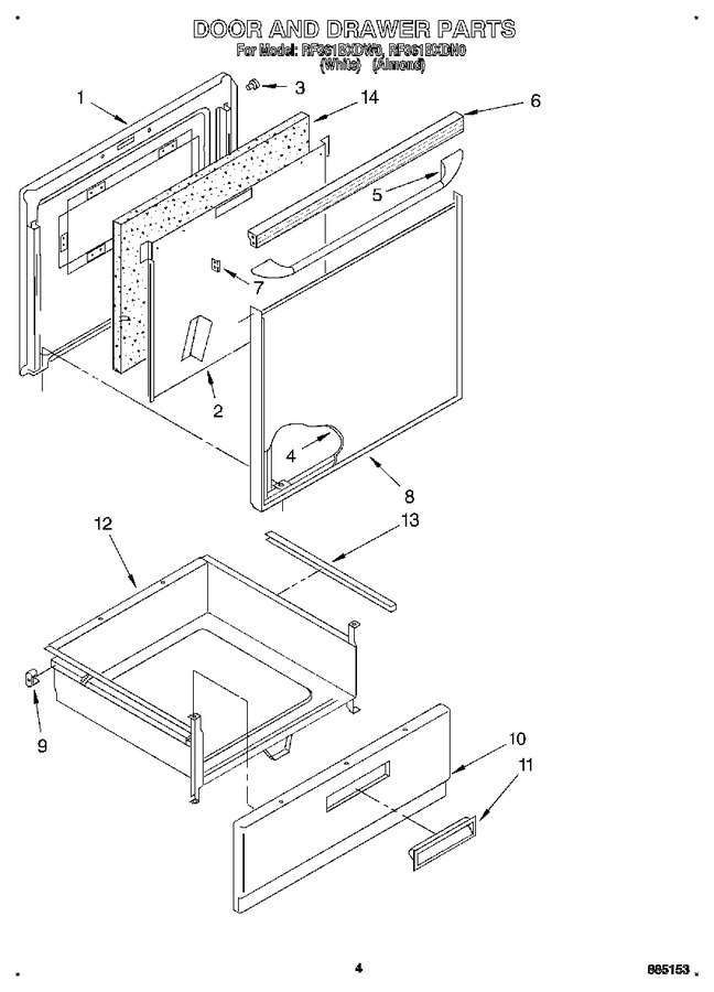 Diagram for RF361BXDN0