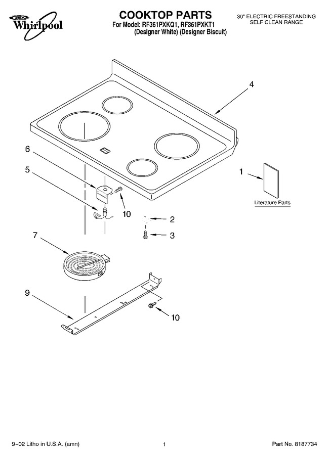 Diagram for RF361PXKQ1