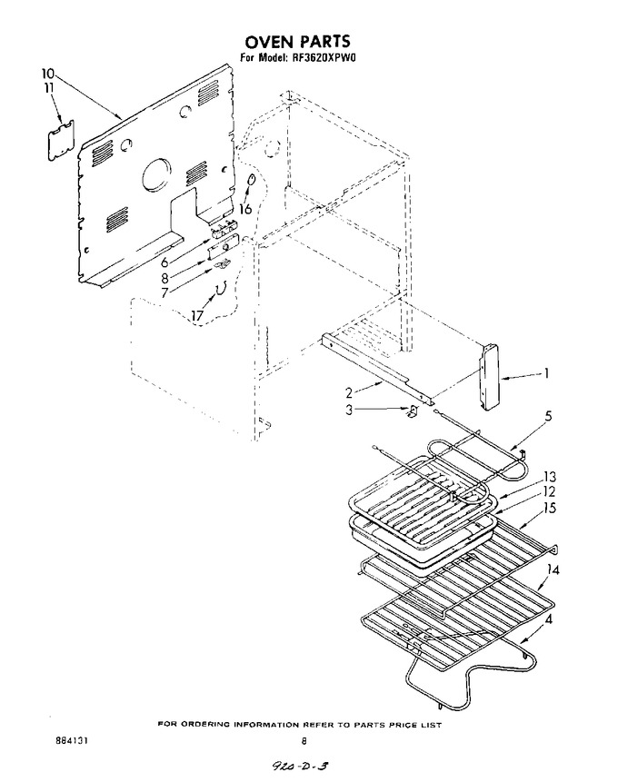 Diagram for RF3620XPW0