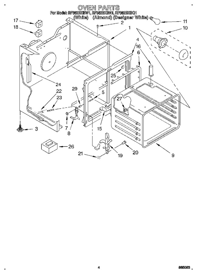 Diagram for RF362BXBW1