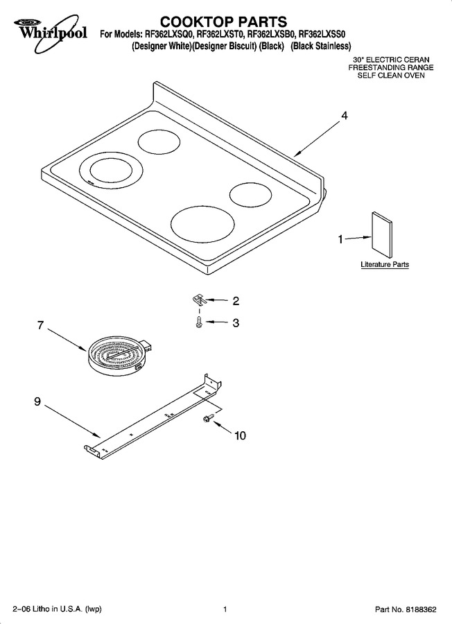 Diagram for RF362LXST0