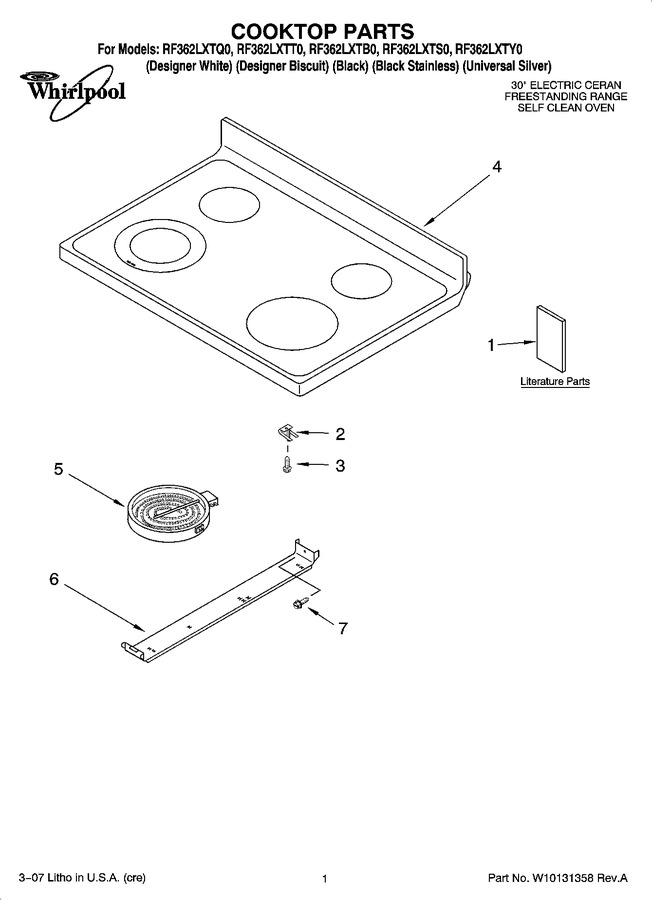 Diagram for RF362LXTQ0