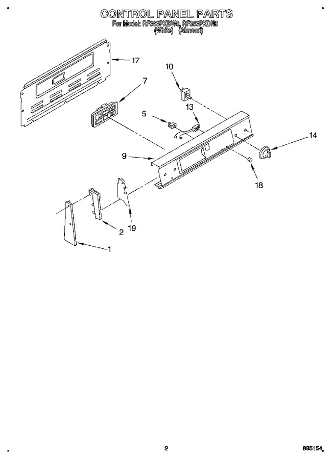 Diagram for RF363PXDN0