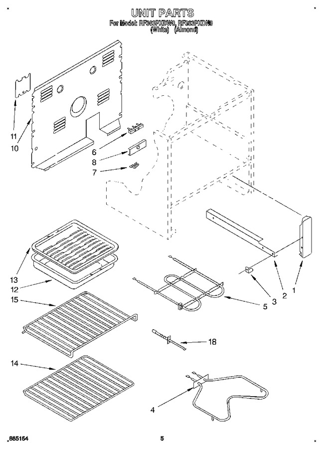 Diagram for RF363PXDN0