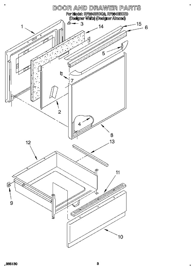 Diagram for RF364BBDZ0