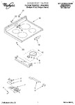 Diagram for 01 - Cooktop, Literature