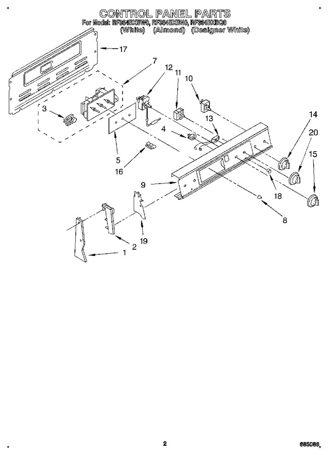 Diagram for RF364BXBW0