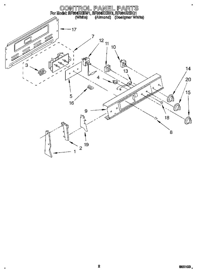 Diagram for RF364BXBW1