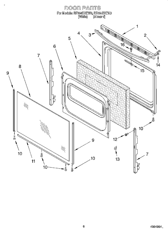 Diagram for RF364BXEN0