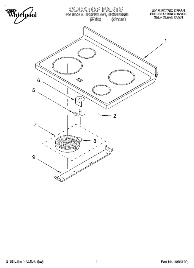Diagram for RF364BXEN1