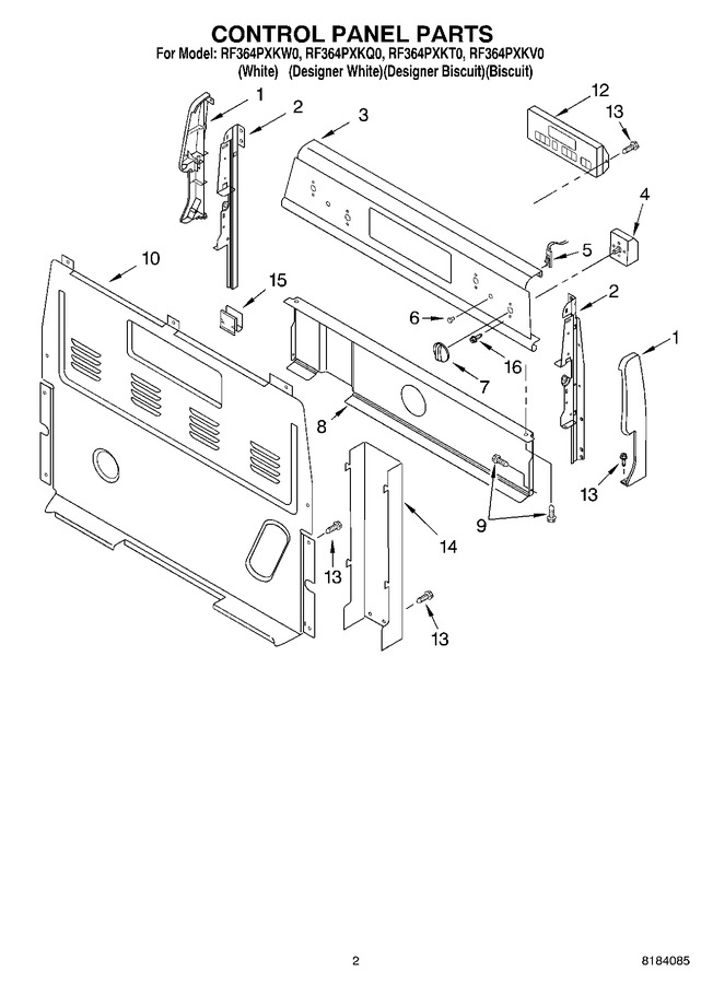 Diagram for RF364PXKV0