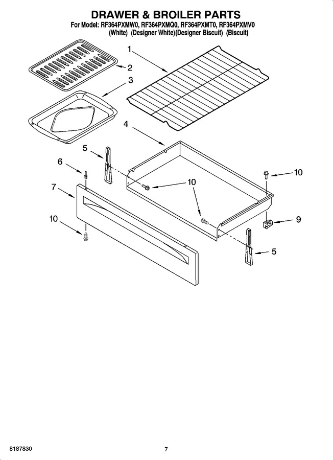 Diagram for RF364PXMV0