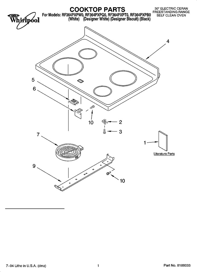 Diagram for RF364PXPT0