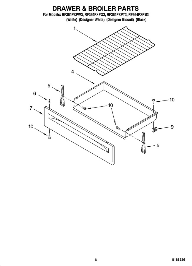 Diagram for RF364PXPW3