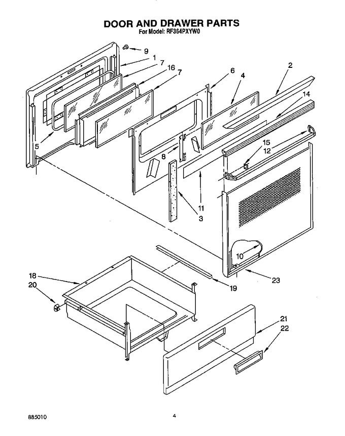 Diagram for RF364PXYW0