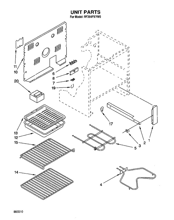 Diagram for RF364PXYQ0