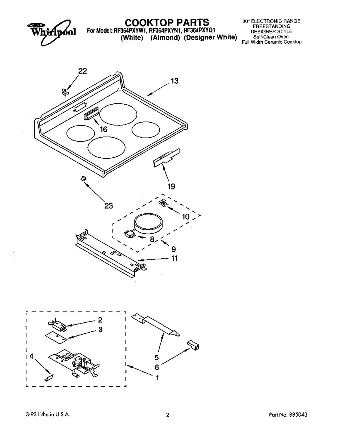 Diagram for RF364PXYQ1