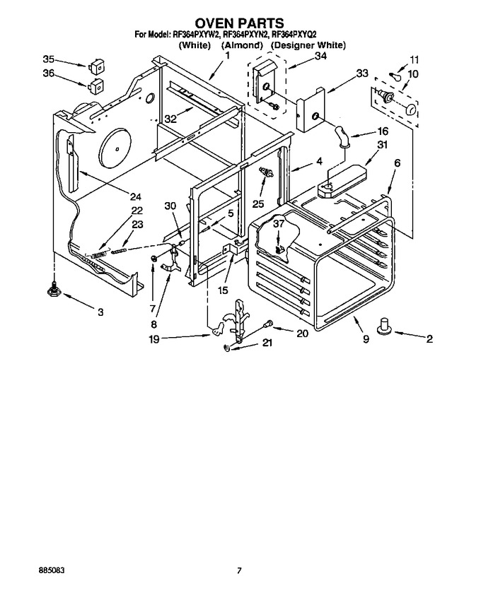 Diagram for RF364PXYN2