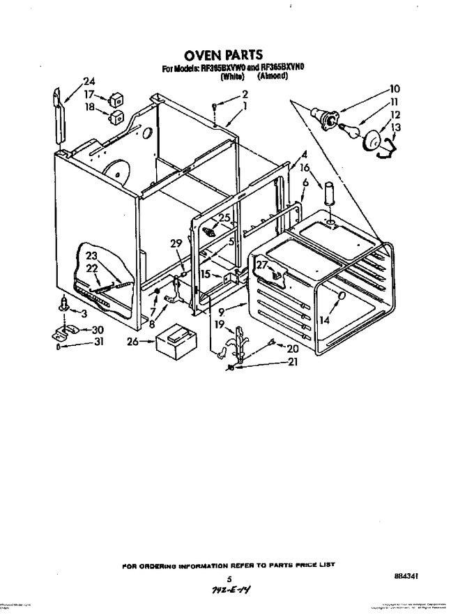 Diagram for RF365BXVW0