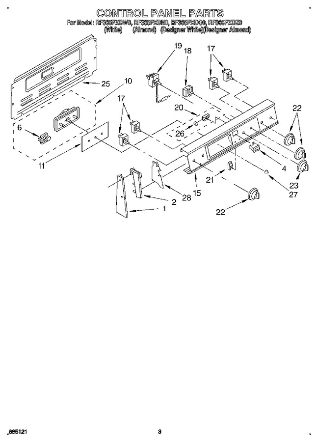 Diagram for RF365PXDZ0