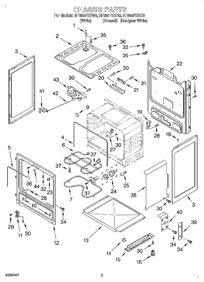 Diagram for RF365PXGQ0