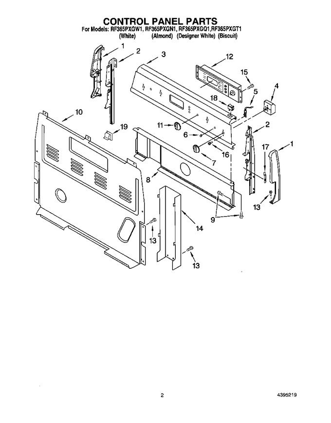 Diagram for RF365PXGN1