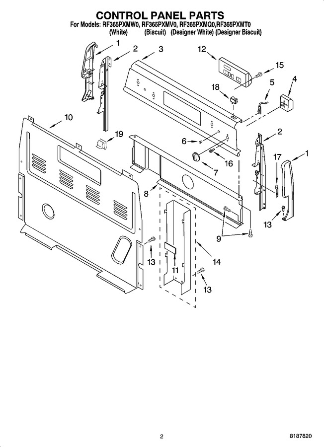 Diagram for RF365PXMQ0