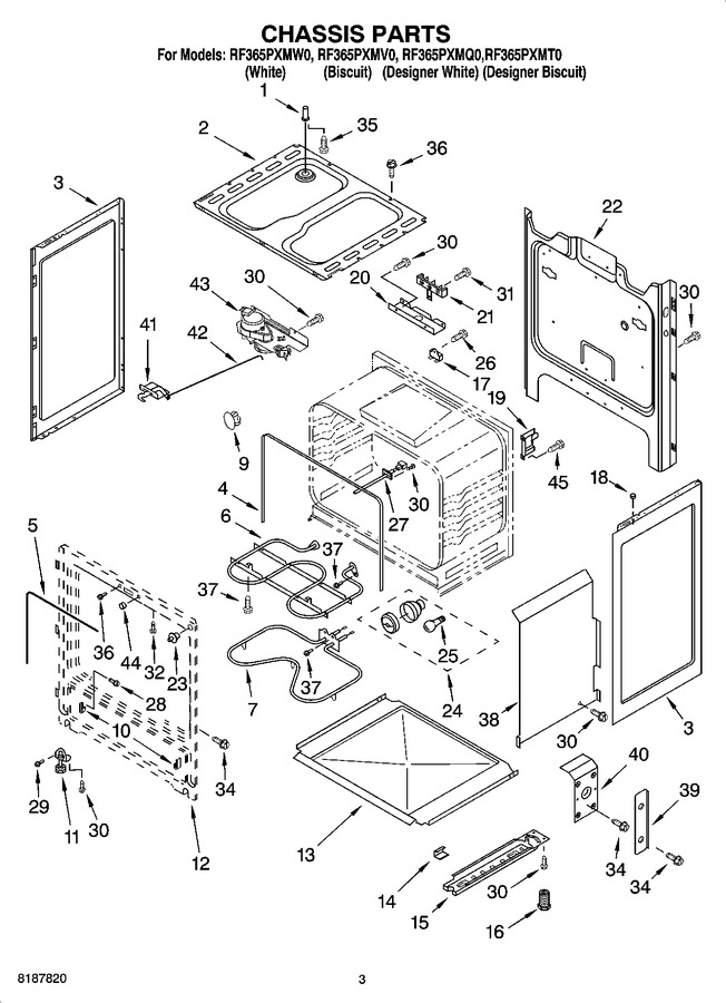 Diagram for RF365PXMW0