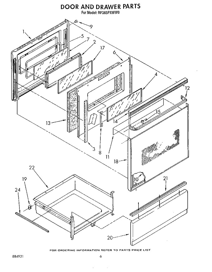 Diagram for RF365PXWW0