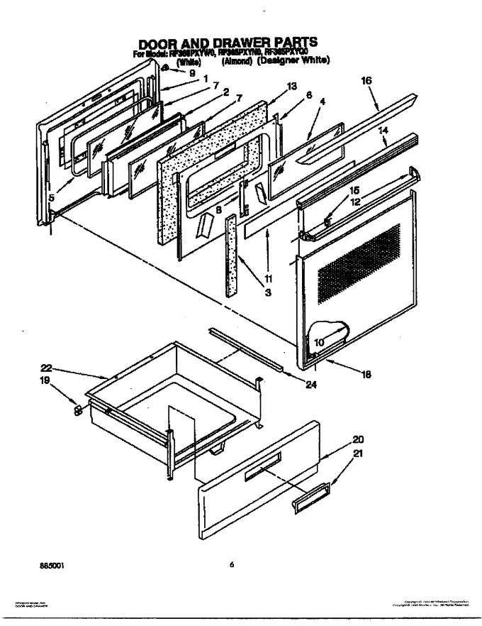Diagram for RF365PXYN0