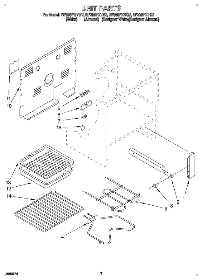 Diagram for RF365PXYW2