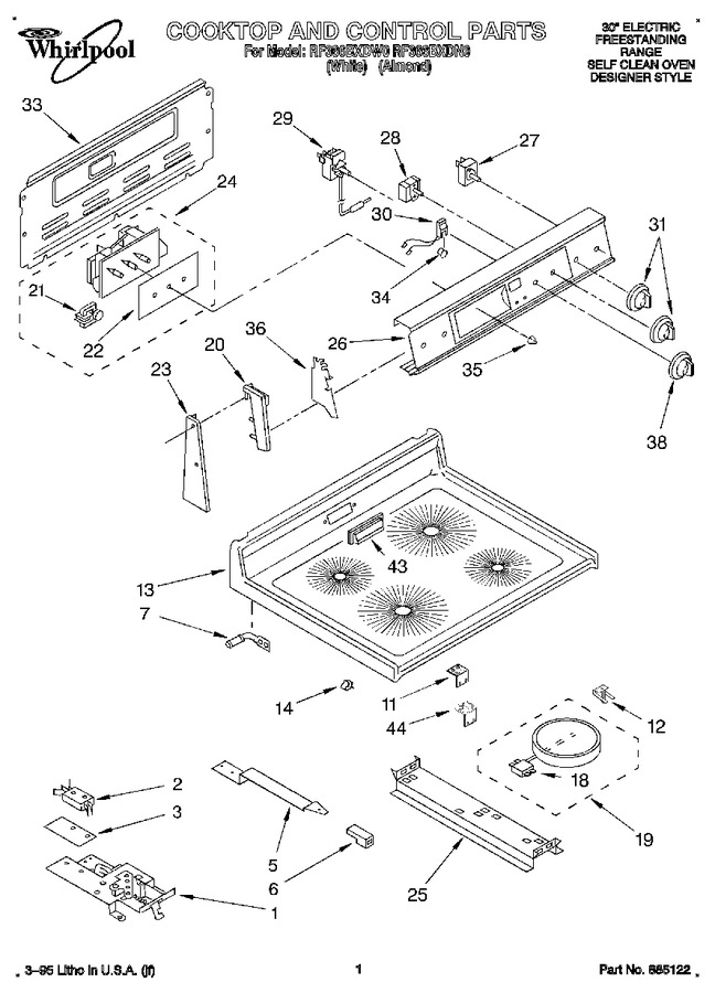 Diagram for RF366BXDN0