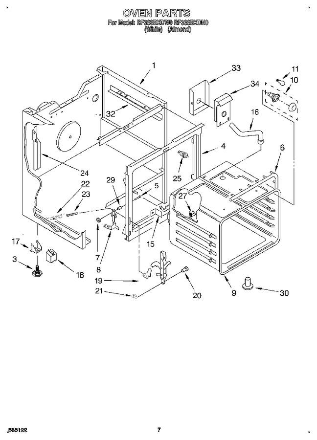 Diagram for RF366BXDN0