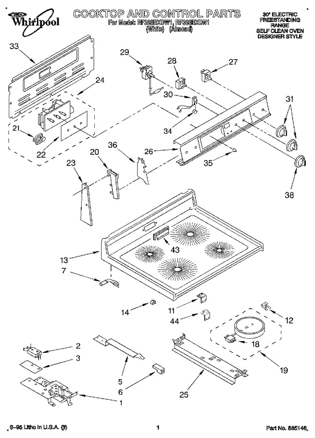 Diagram for RF366BXDW1