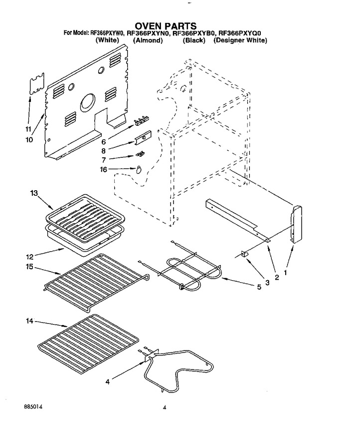 Diagram for RF366PXYW0