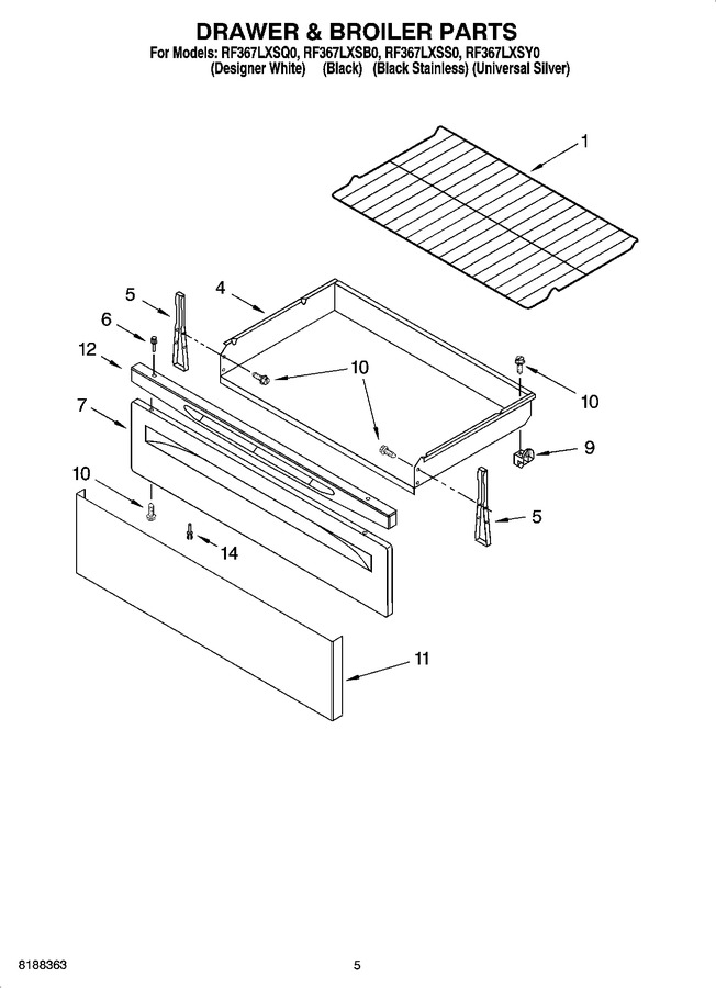 Diagram for RF367LXSB0