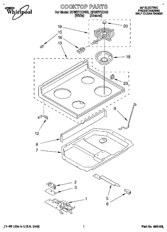 Diagram for RF367PXDN0