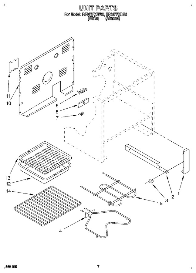 Diagram for RF367PXDN0