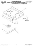 Diagram for 01 - Cooktop, Literature