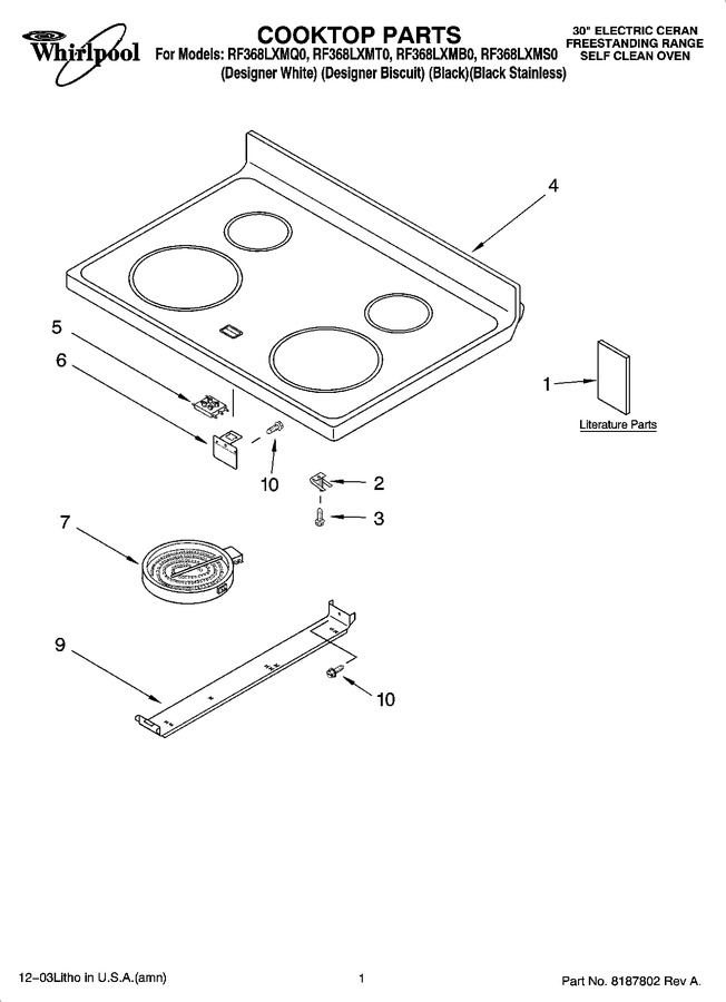 Diagram for RF368LXMB0