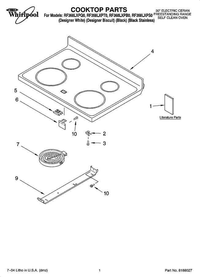 Diagram for RF368LXPB0