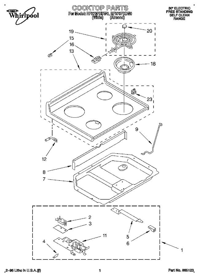 Diagram for RF370PXDN0