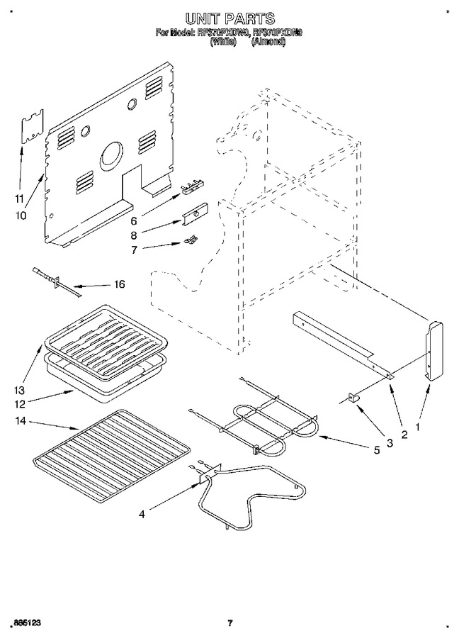 Diagram for RF370PXDN0