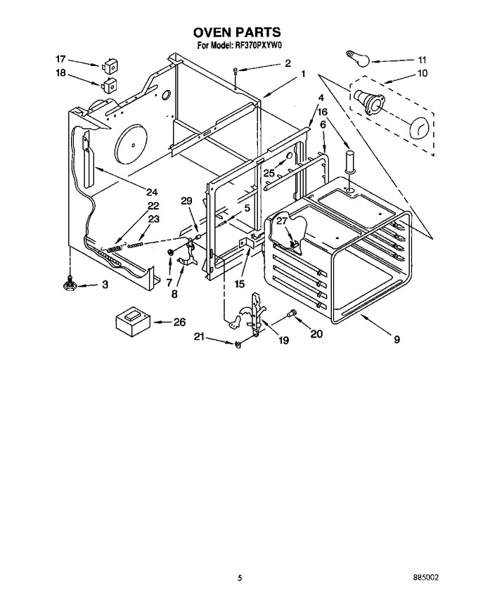 Diagram for RF370PXYN0