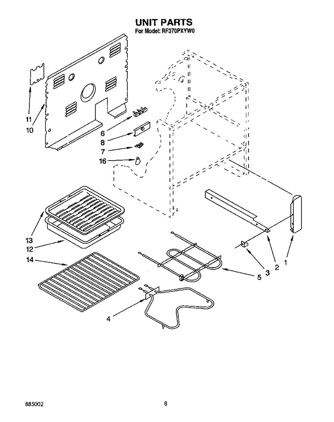 Diagram for RF370PXYN0