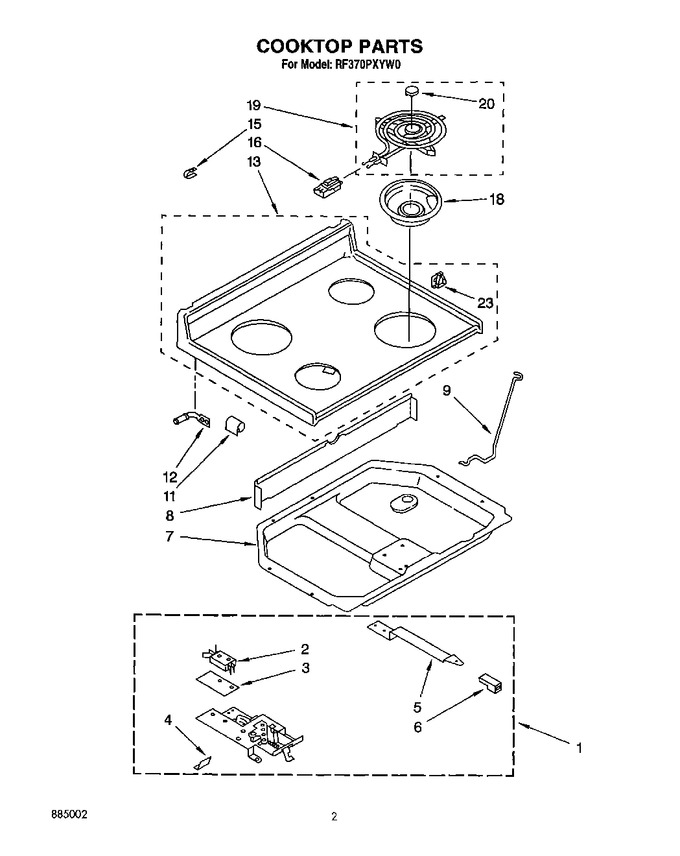 Diagram for RF370PXYW0