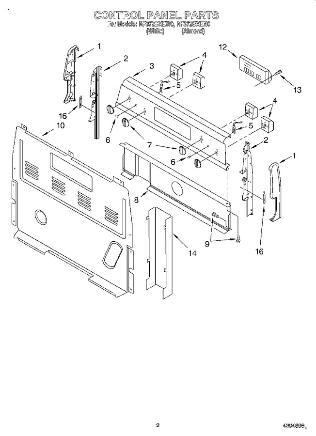 Diagram for RF372BXEN0