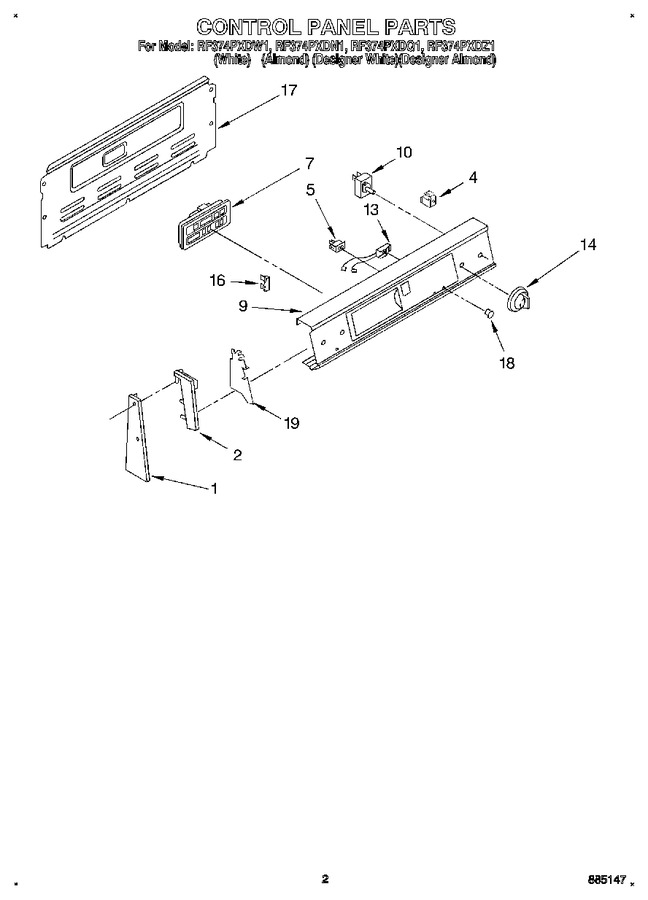 Diagram for RF374PXDW1