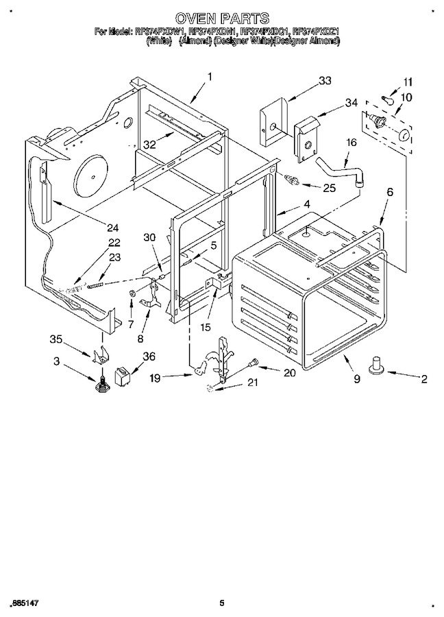 Diagram for RF374PXDZ1