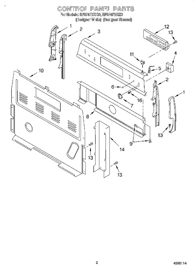 Diagram for RF374PXGZ0